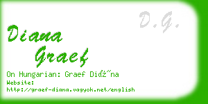 diana graef business card